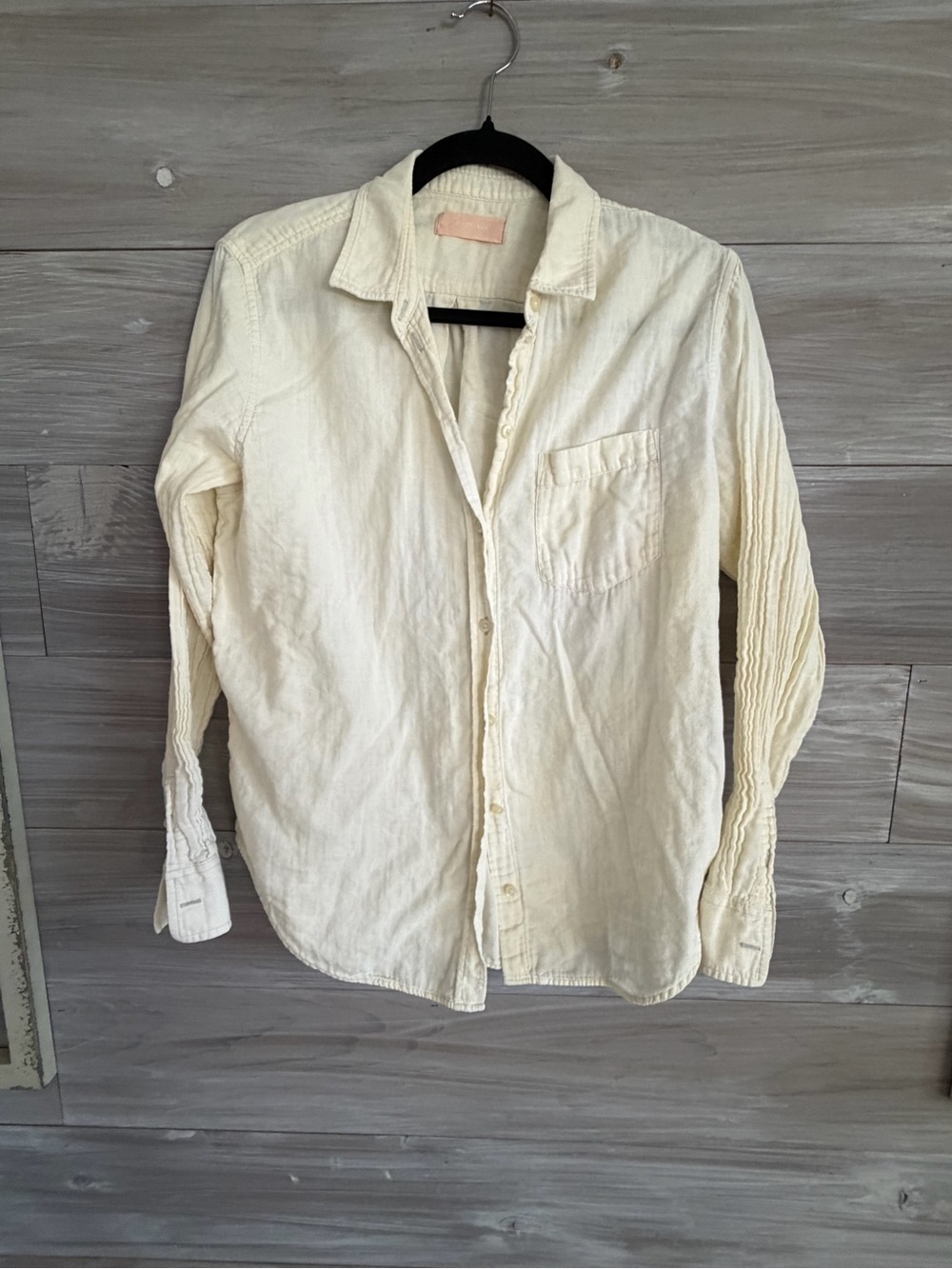 Womens Everlane Button-Up cotton gauze Casual Shirt